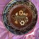 Plate in Alsatian artisanal pottery signed Henri Siegfried soufflenheim vintage