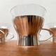 Mid-century German tea glasses by WMF, 1960s, set of 6.