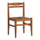 Chaise en bois et rotin, c.1920
