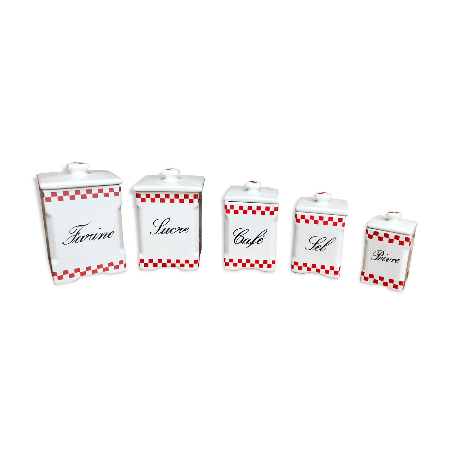 Lot of spice pots