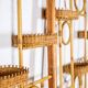 Bamboo and wood screen