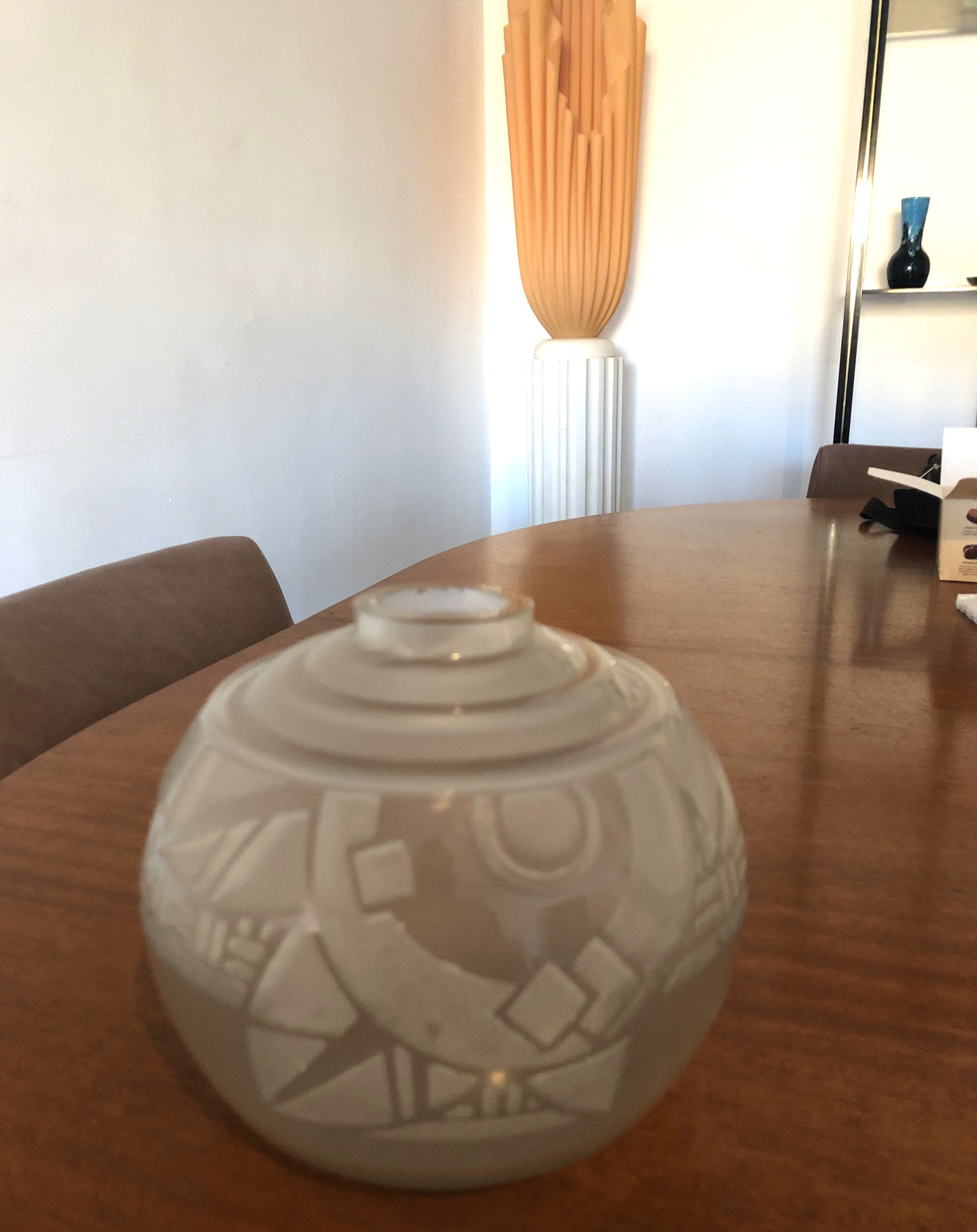 Vase art deco Jarvil Nancy André Delatte
