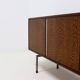 Dutch Minimalist Wenge Wooden Sideboard by Tijsseling 1970s
