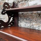 Antique mahogany wall cabinet/shelf
