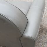 Leather club sofa