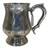 Silver-plated metal cup