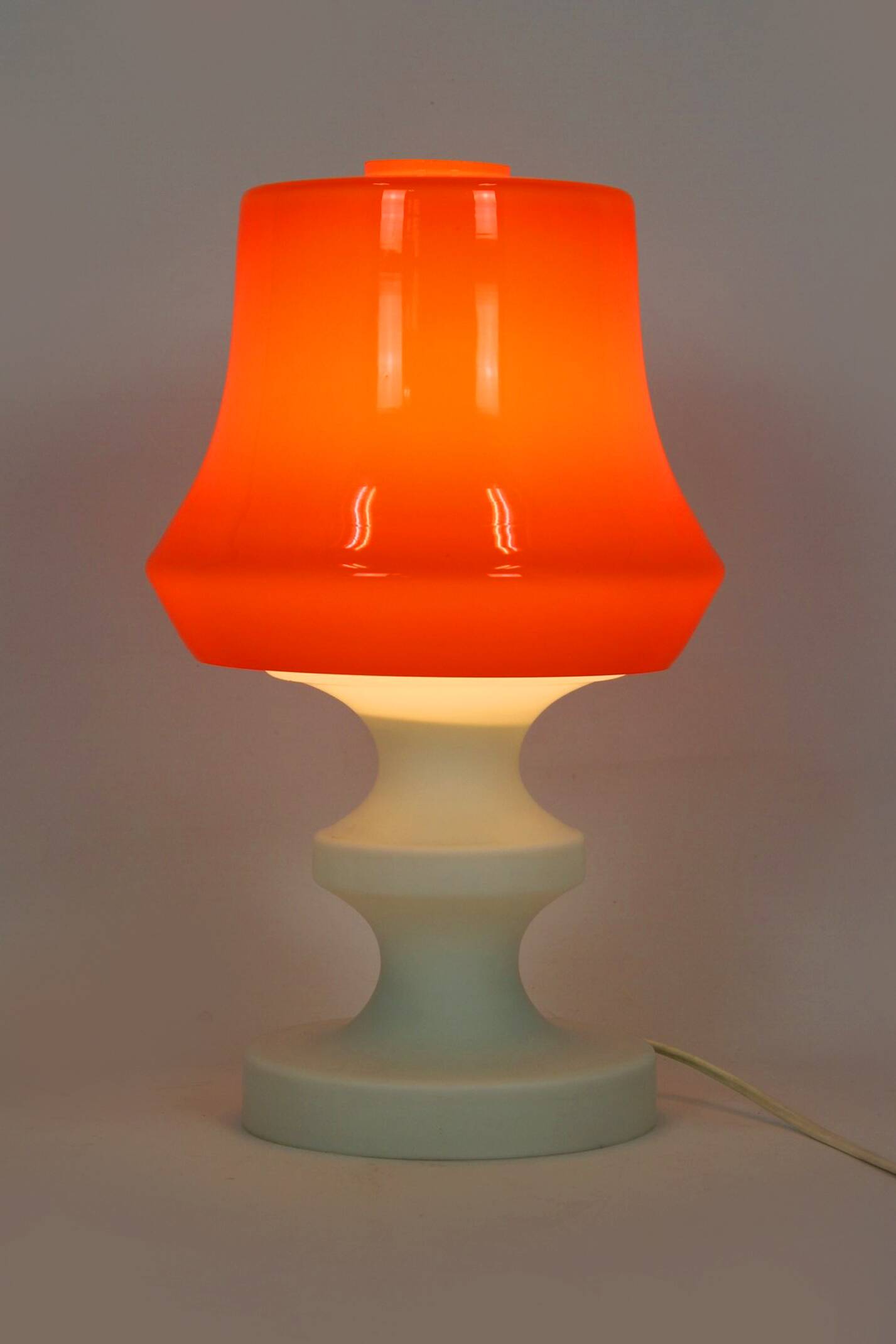 Vintage Glass Table Lamp from Lighting Glass, 1970s