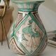 Spanish enamelled terracotta vase PUNTER 1960