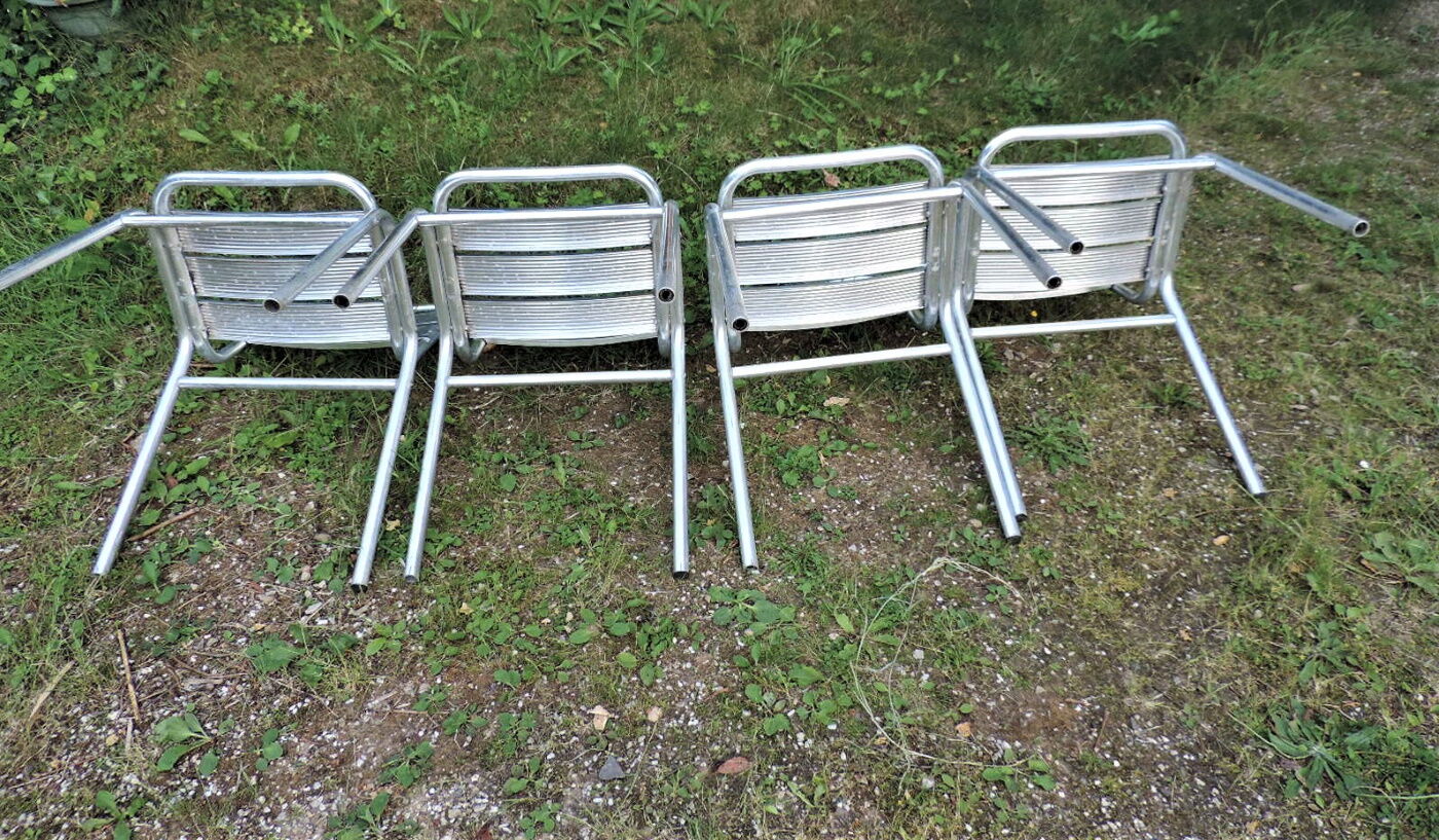 Four bistro chairs