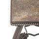 Wrought iron coffee table Merceris 1950