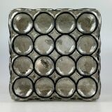 60s 70s ceiling lamp Glashütte Limburg Germany Plafoniere glass & metal