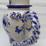 Covered pot in earthenware