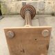 Wooden pedestal column