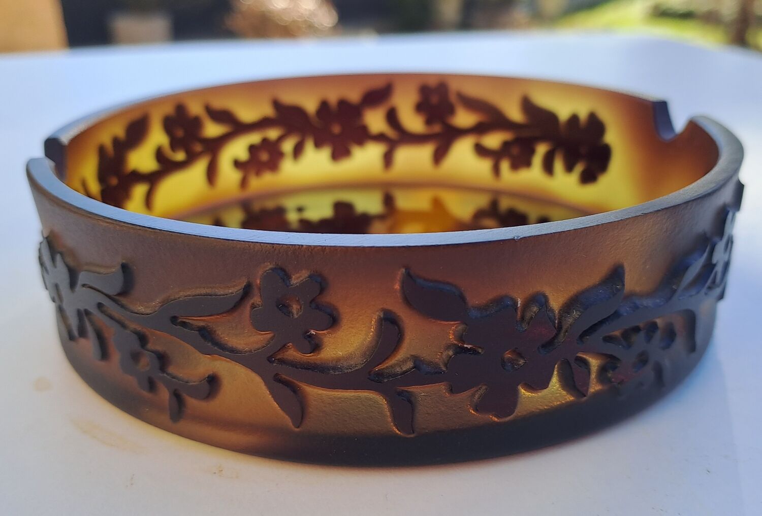 Ashtray glass paste Le Vianne