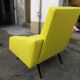 Fauteuil vintage pieds compas