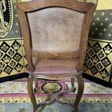 Suite of 6 Regency-style walnut chairs