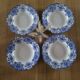 4 assiettes creuses Dordrecht Boch Frères La Louvière
