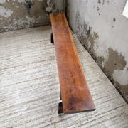 Paire de bancs noyer 1900