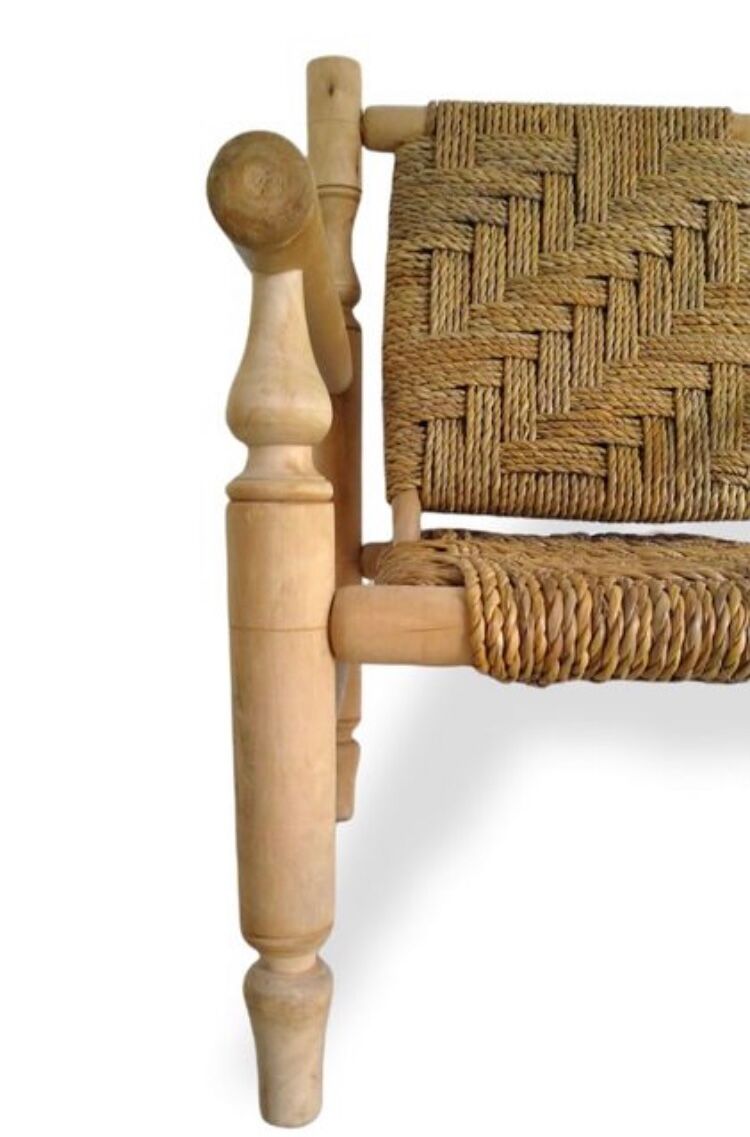 Fauteuil en corde d’Abaca- Audoux et Minet ?