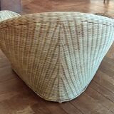 Vintage rattan meditation chair