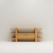Belgium oak shelving / tv unit