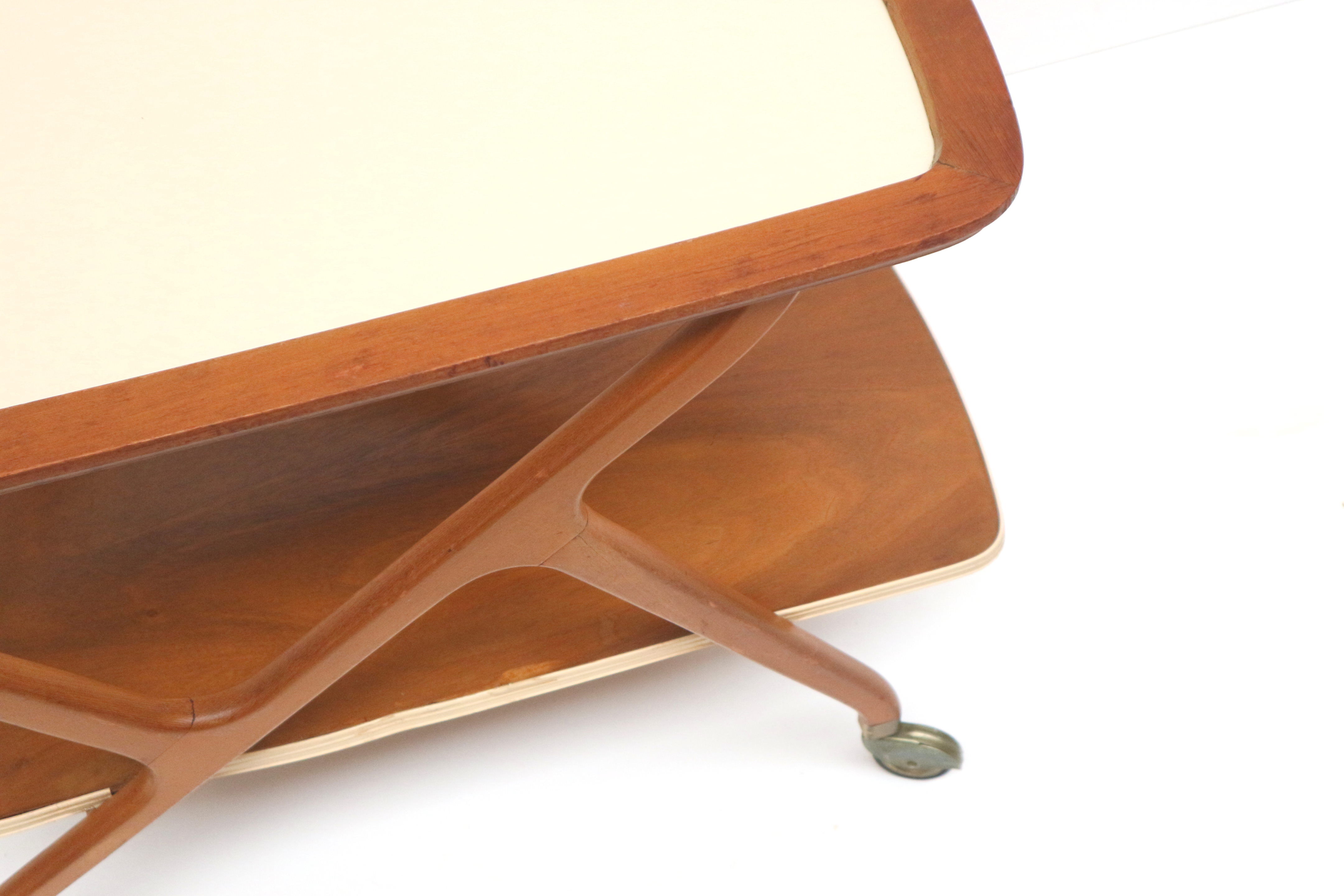 Vintage Italian serving trolley from the 1950s