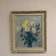 Original Swedish Oil on Panel – “Chrysanthemums” by Max Hellberg – Signed – Vintage & Framed – 68 × 58 cm (26.8" × 22.8")
