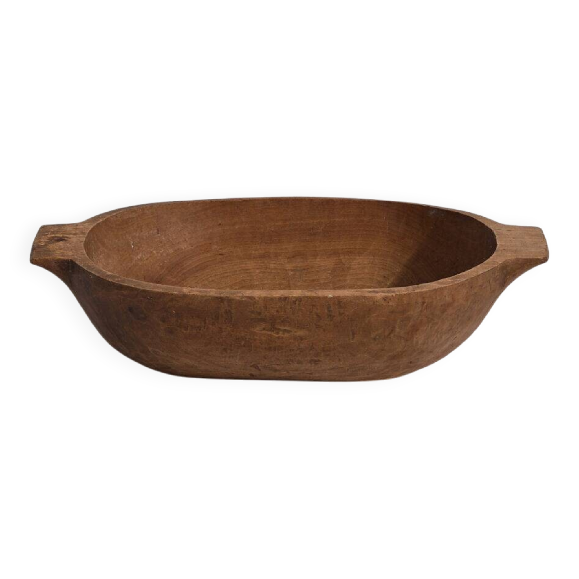 Antique solid wood bowl (c.1900) #27
