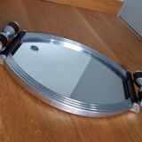 Durinox art deco mirror aperitif tray