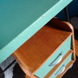 Desk hanging drawers and chair