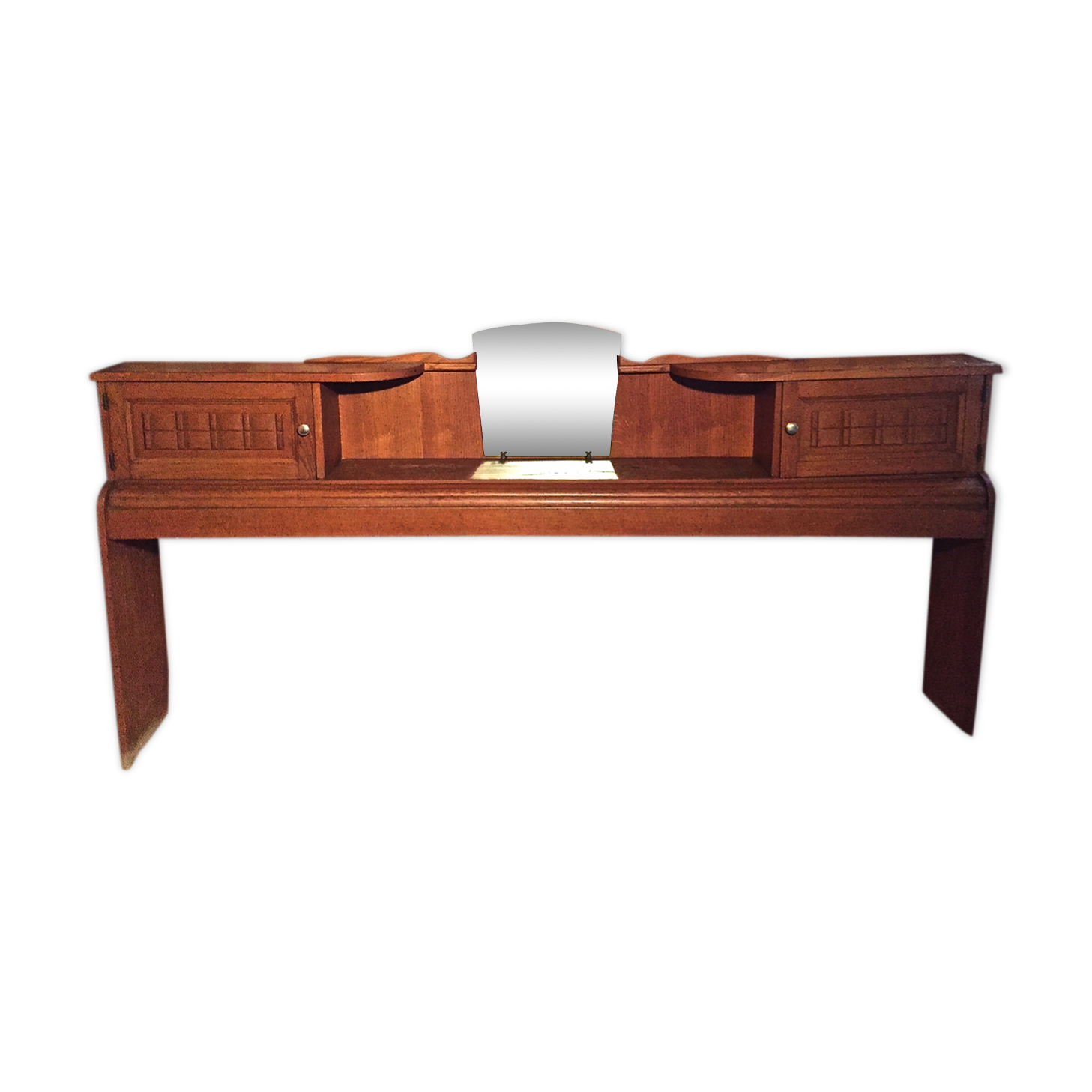 Cosy en bois vintage années 1960