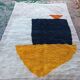 Traditional Berber rug in natural wool 3x2 m