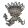 Fruit knife stand, Art Nouveau, silver-plated brass, Fraget, Poland, 19th century