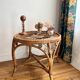 Table basse en rotin Peacock