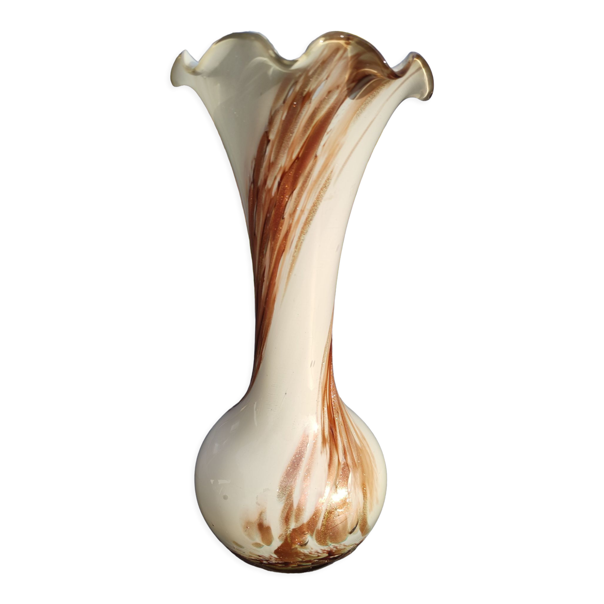 Vase vintage in blown glass