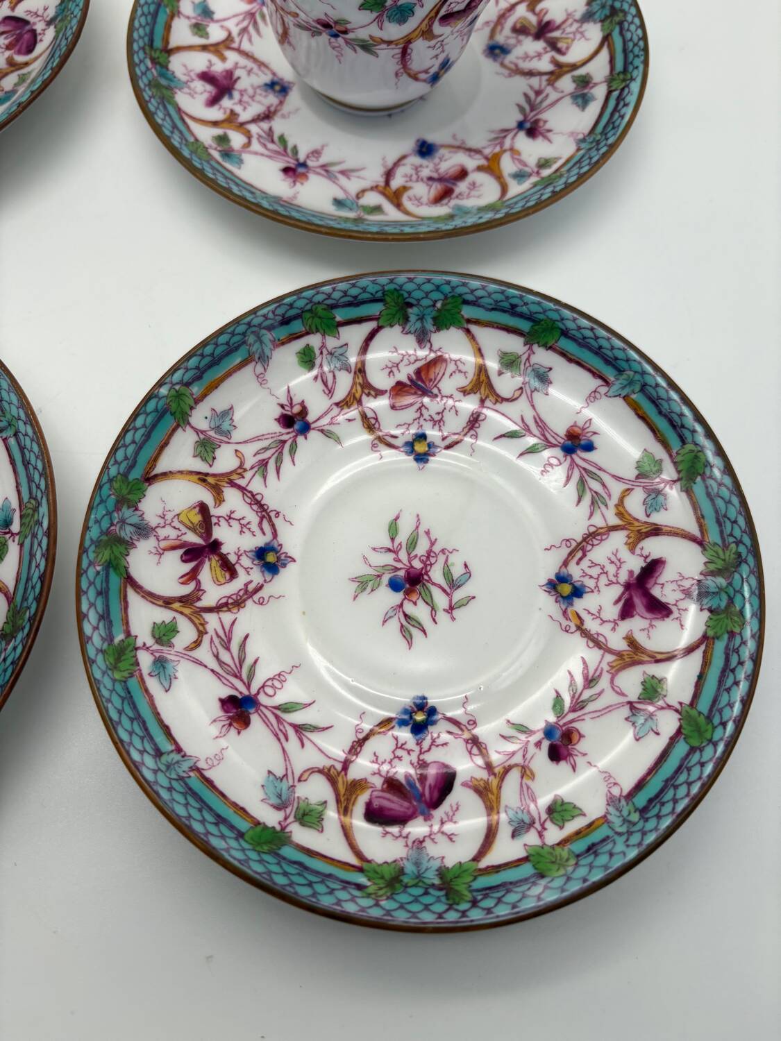 Service à café, Sarreguemines, Minton, 19ème