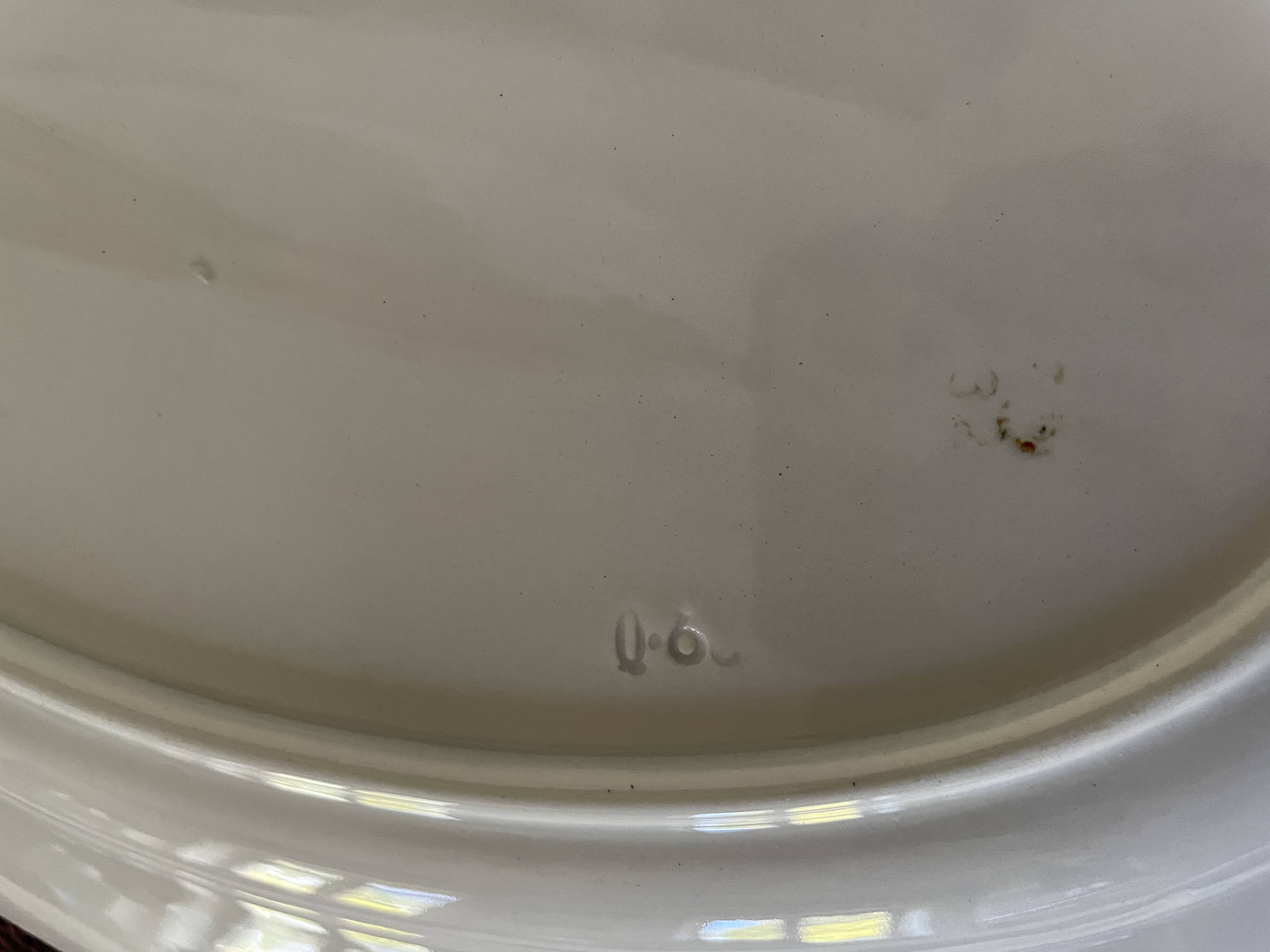 Badonviller ironstone oval dish