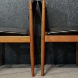 Set of 4 chairs France & Son model 197