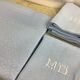 Vintage Damask Monogram Tablecloth & Napkins