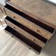 Commode vintage en bois et cannage