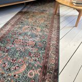 Antique Indian runner rug 301x81