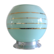 Ceiling lamp globe in opaline peppermint / vintage years 50-60