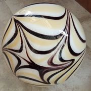 Vintage XXL Egg Ball Pendant Light Murano Glass Design