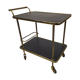 Vintage brass bar service