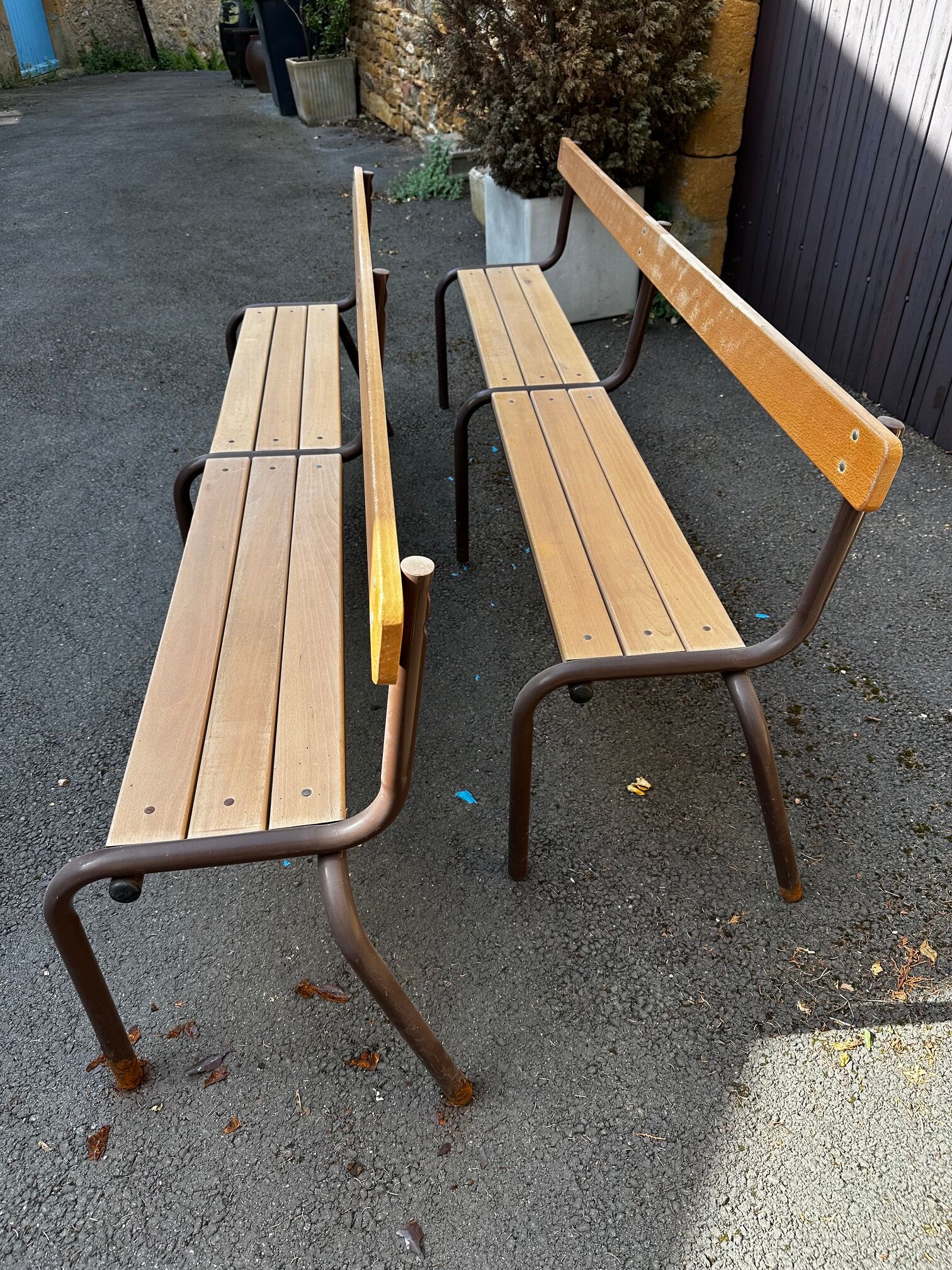 Paire de bancs