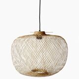 BEIGE BAMBOO HANGING PENDANT - BLOOMINGVILLE
