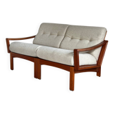 Canapé Banquette 2 places scandinave teck Kirsten & Sven E. Jensen