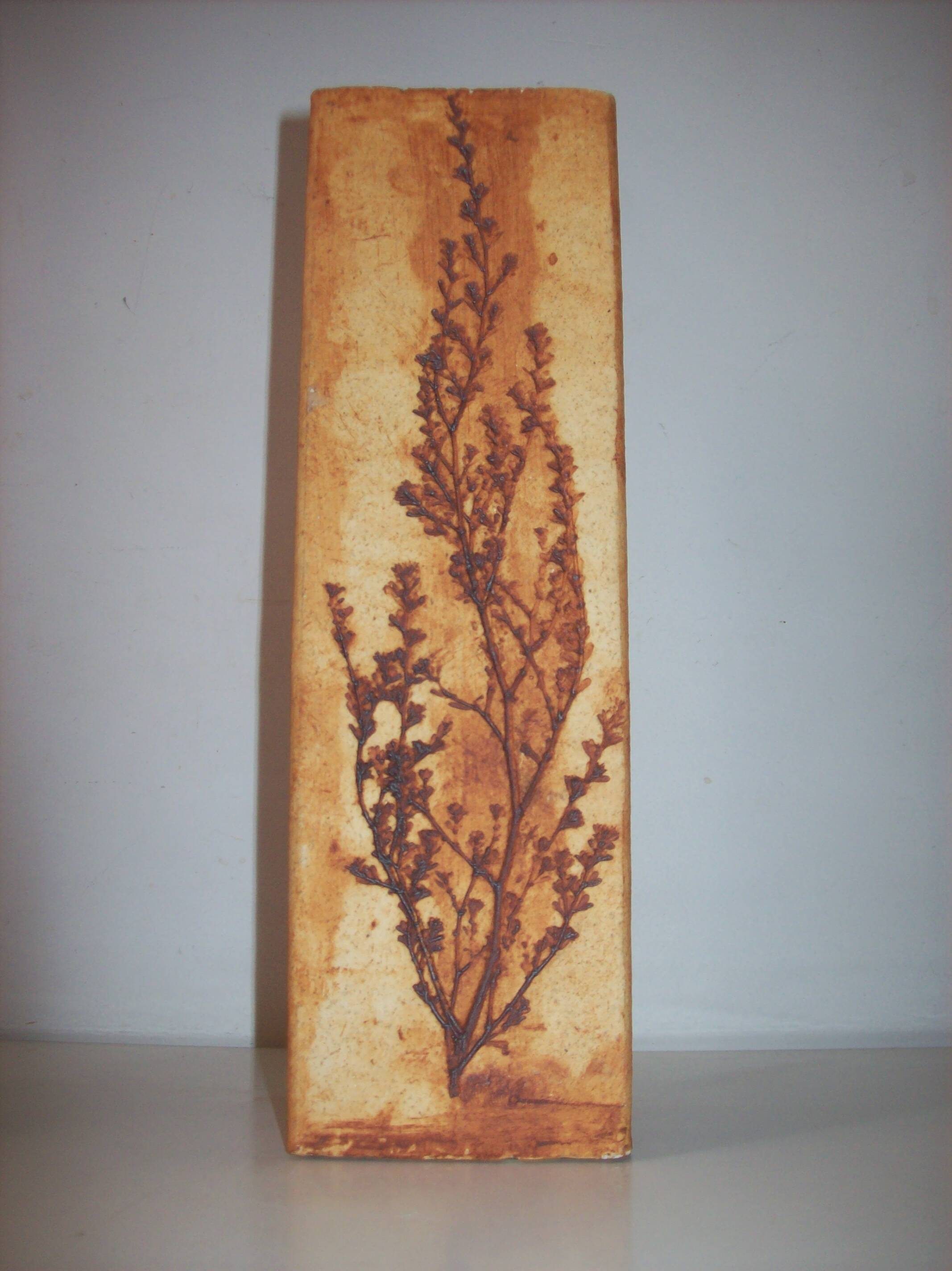 Ceramic vase signed raymonde leduc