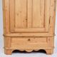 Antique corner cabinet - solid pine - brass fittings - 1920s