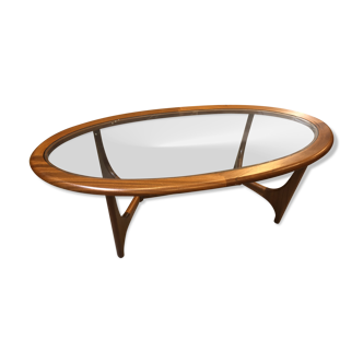 Scandinavian oval coffee table